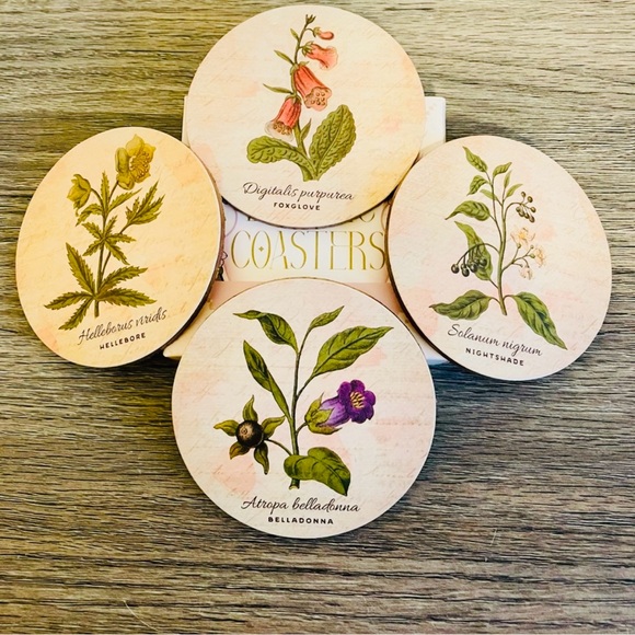 Fairyloot Exclusive Farewell My Love Botanic Coasters - Picture 8 of 10